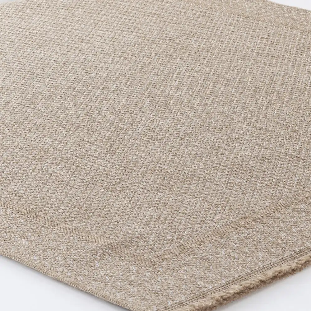 Nikki In- & Outdoor Cottage Jute-Look Beige Rug - Image 5