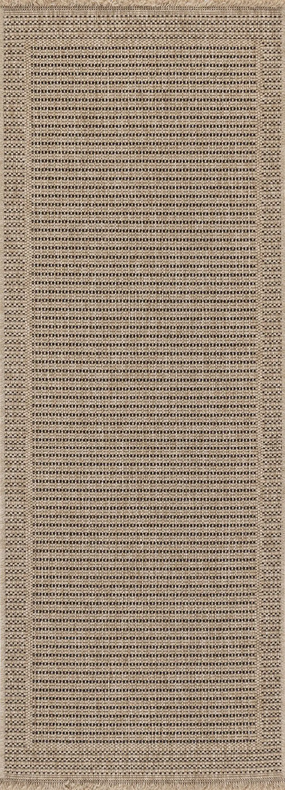 Mindy In- & Outdoor Cottage Jute-Look Beige Rug - Image 9