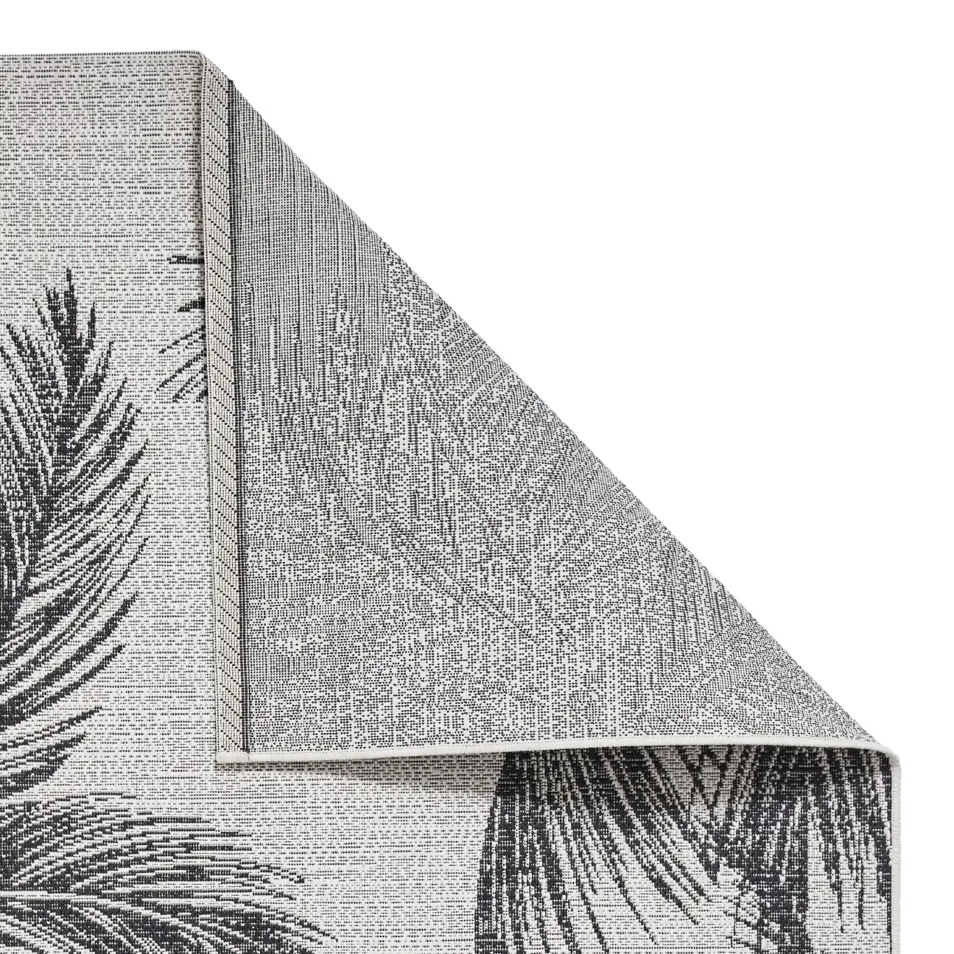 Miami A444 Cream Black Rug - Image 4