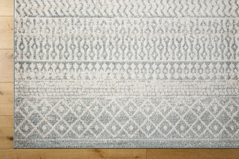 Mila Scandi Modern Boho Light Beige/Grey Rug - Image 4