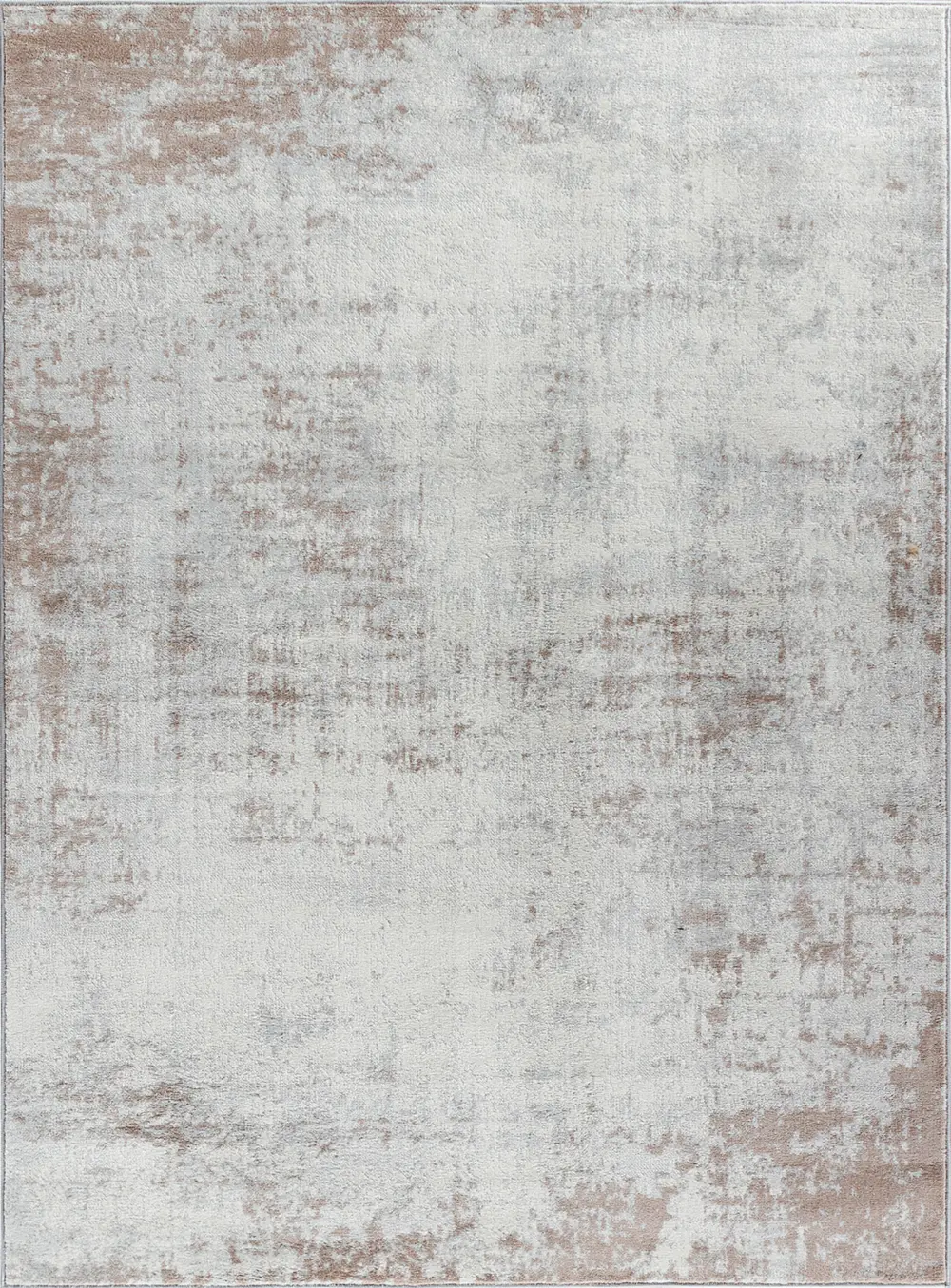 Milena Abstract Modern Marble Beige/White Rug - Image 4