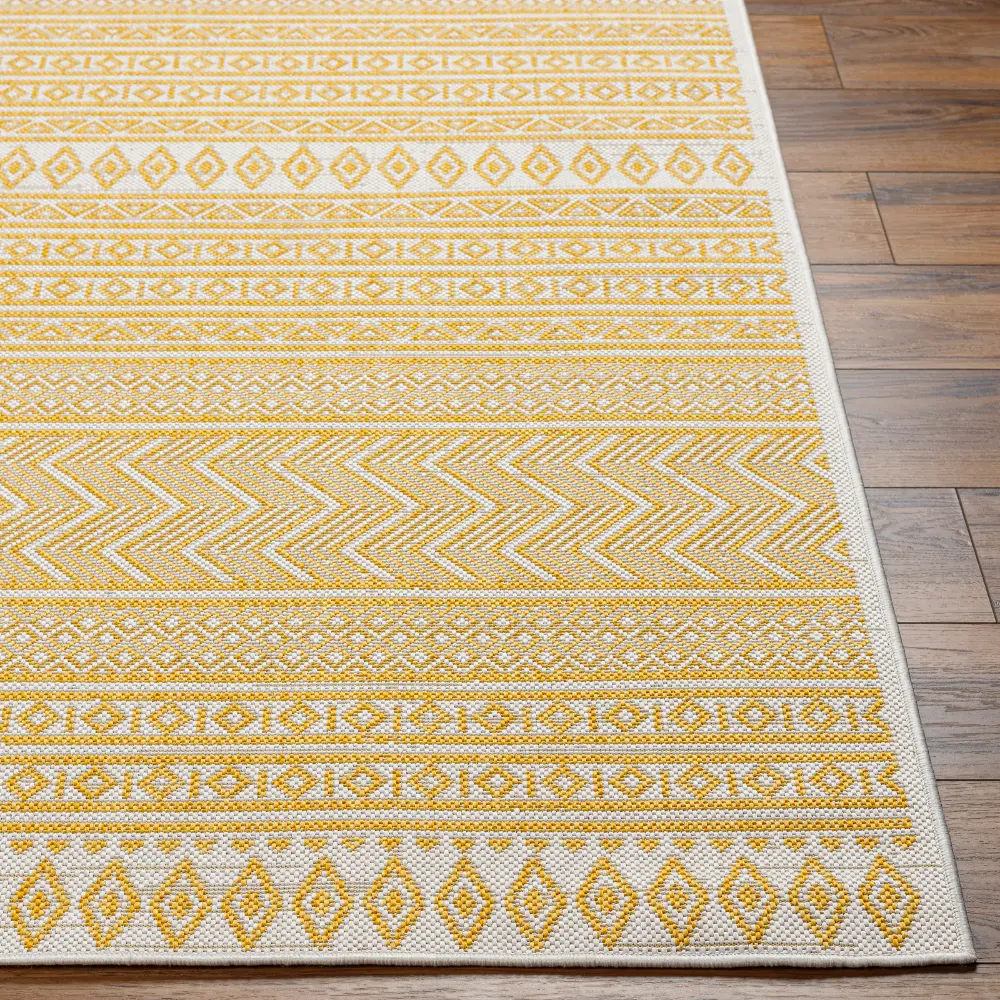 Mimi In- & Outdoor Global Saffron/Beige Rug - Image 4