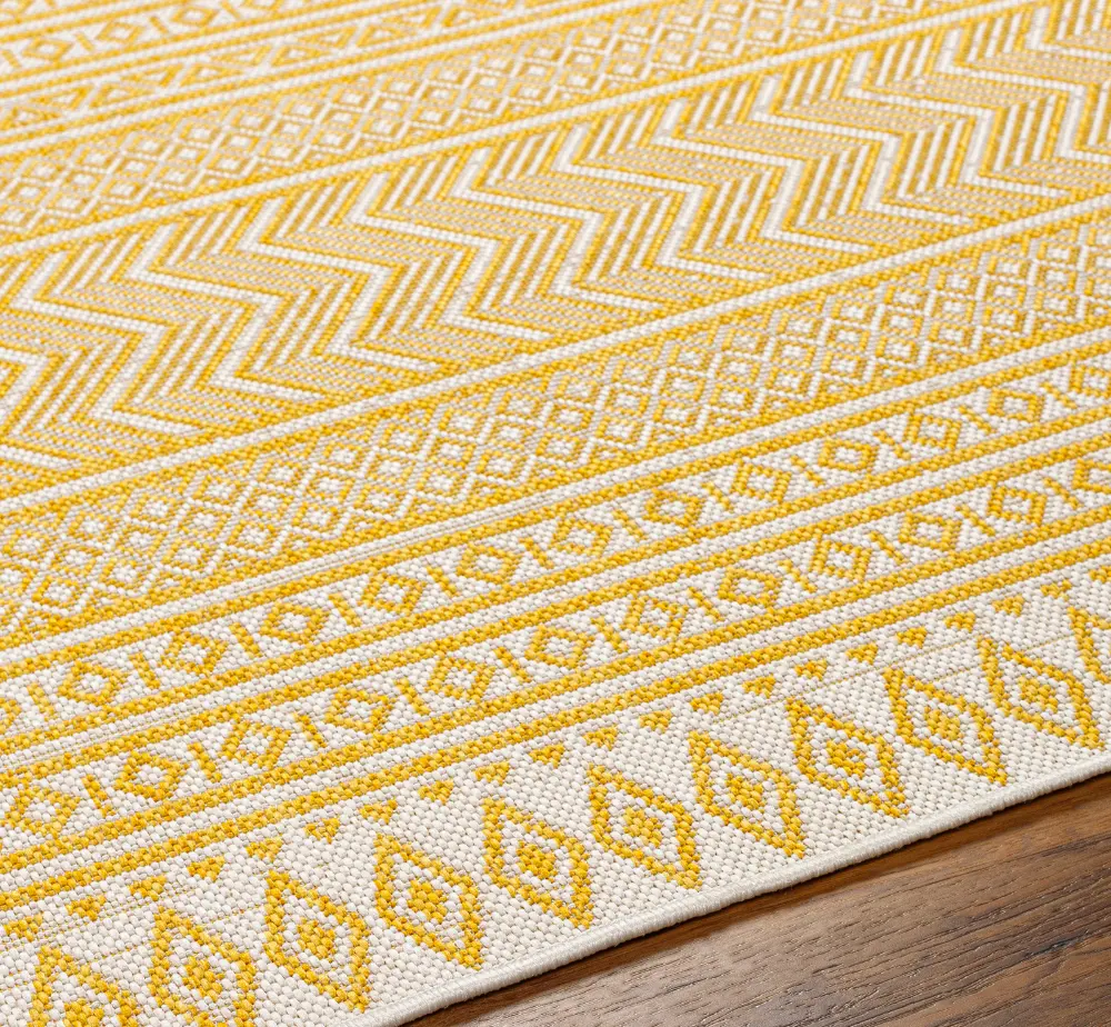Mimi In- & Outdoor Global Saffron/Beige Rug - Image 5