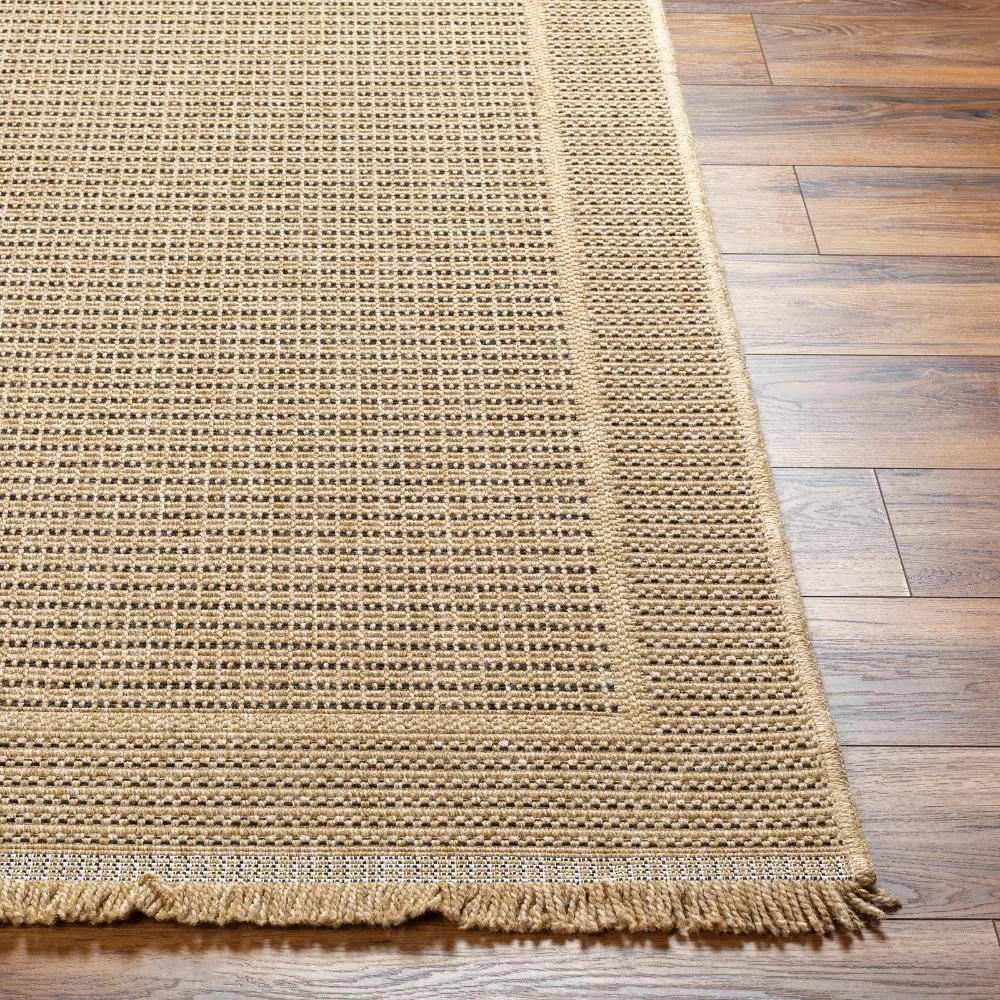 Mindy In- & Outdoor Cottage Jute-Look Beige Rug - Image 12