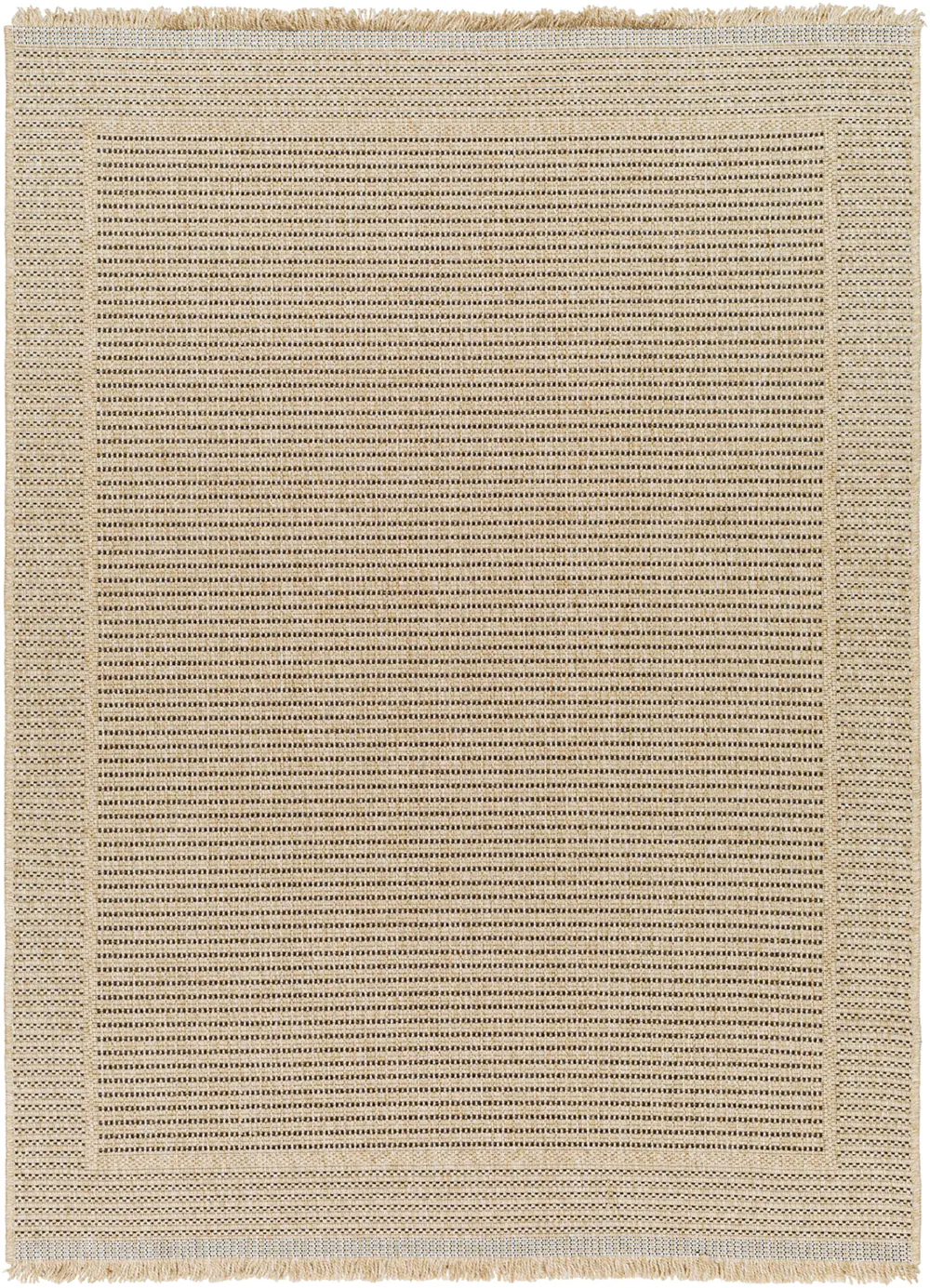 Mindy In- & Outdoor Cottage Jute-Look Beige Rug - Image 14