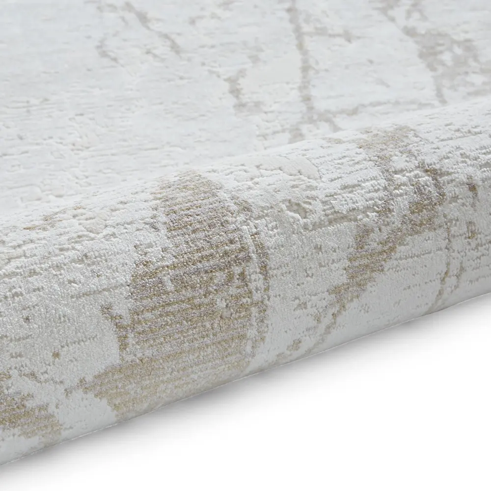 Mirage MR15 Cream Modern Abstract Rug - Image 9