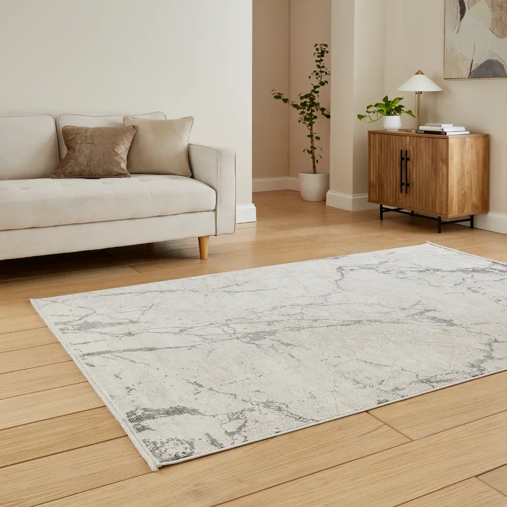 Mirage MR15 Grey Modern Abstract Rug - Image 2