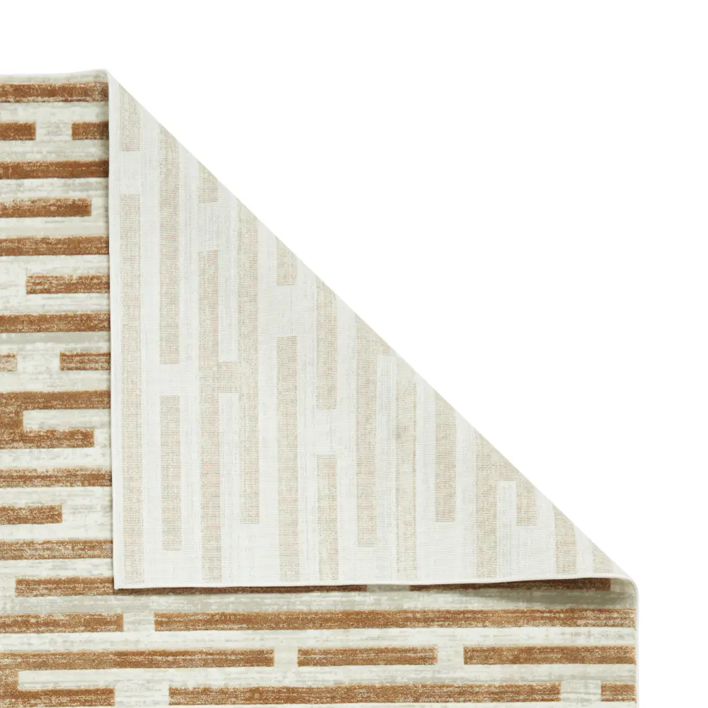 Mirage MR16 Beige Modern Abstract Rug - Image 5