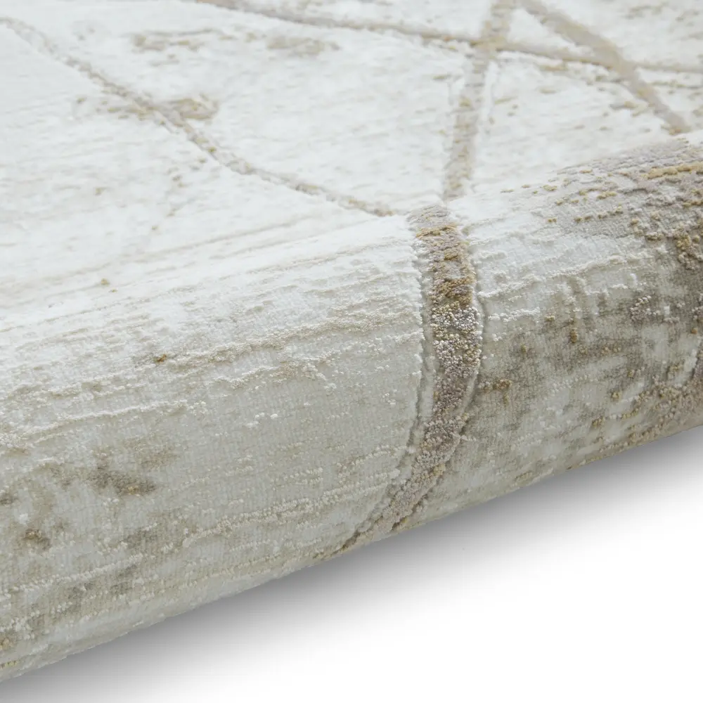 Mirage MR26 Cream Modern Abstract Rug - Image 6