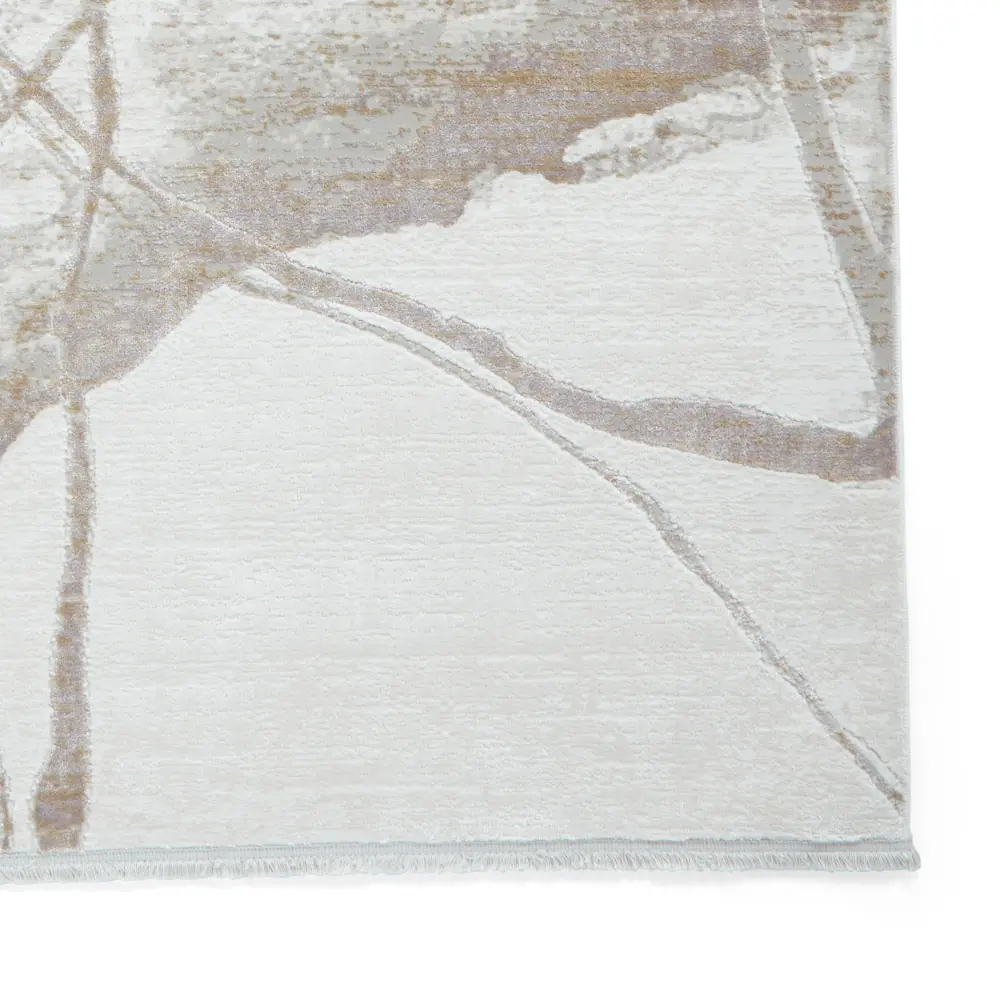 Mirage MR26 Cream Modern Abstract Rug - Image 9