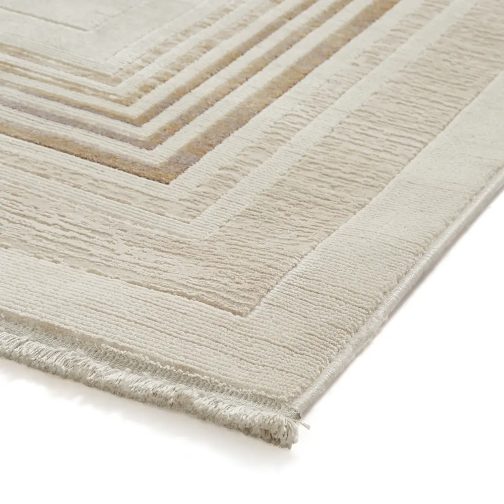 Mirage MR38 Cream Modern Abstract Rug - Image 4