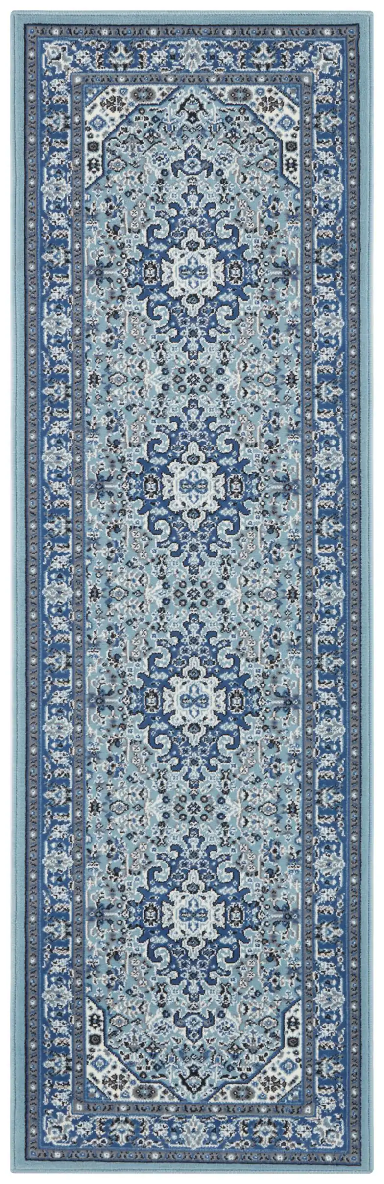 Mirkan 104438 Isfahan Sky Blue Rug - Image 7