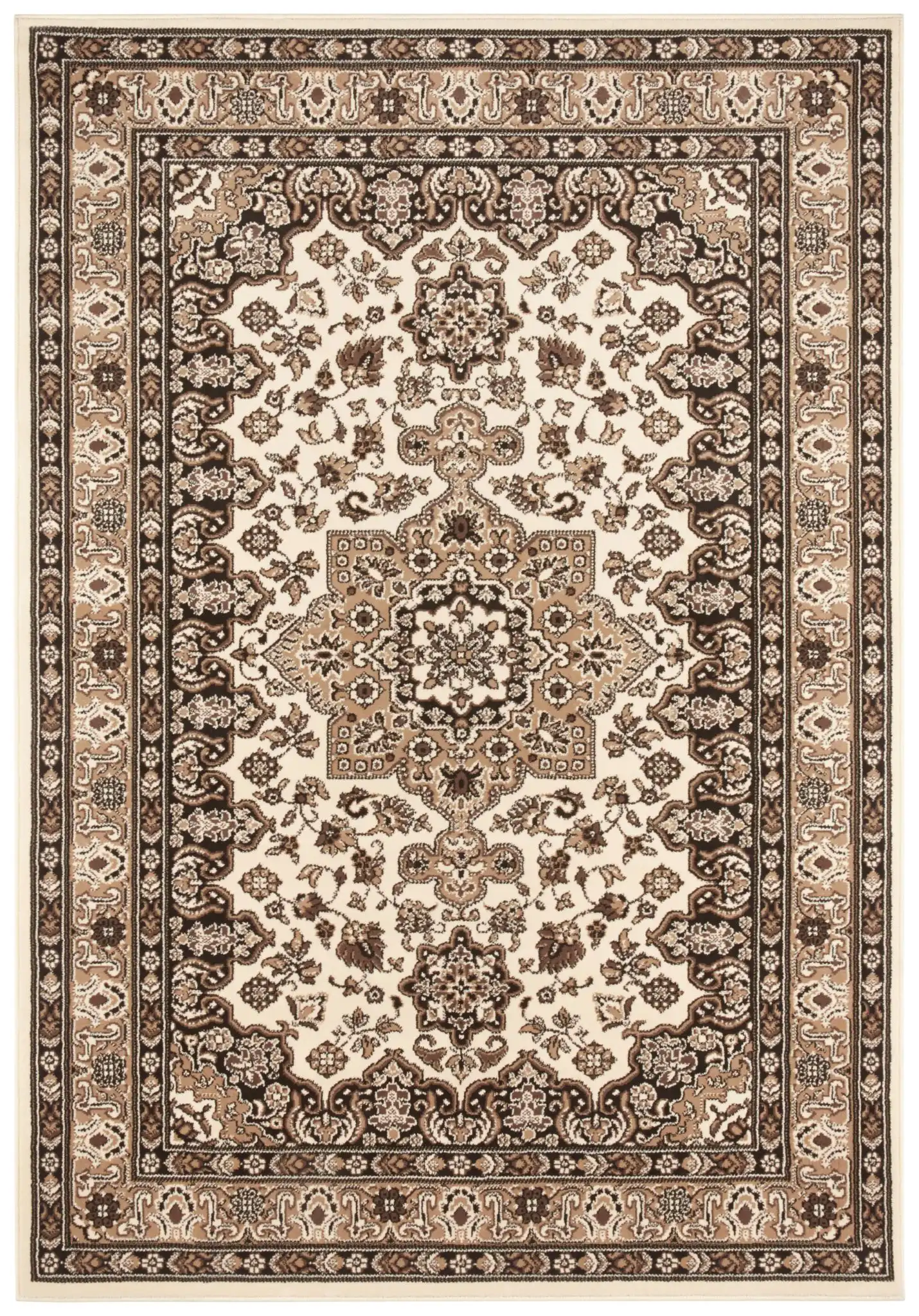 Mirkan 104105 Tabriz Beige Rug - Image 2