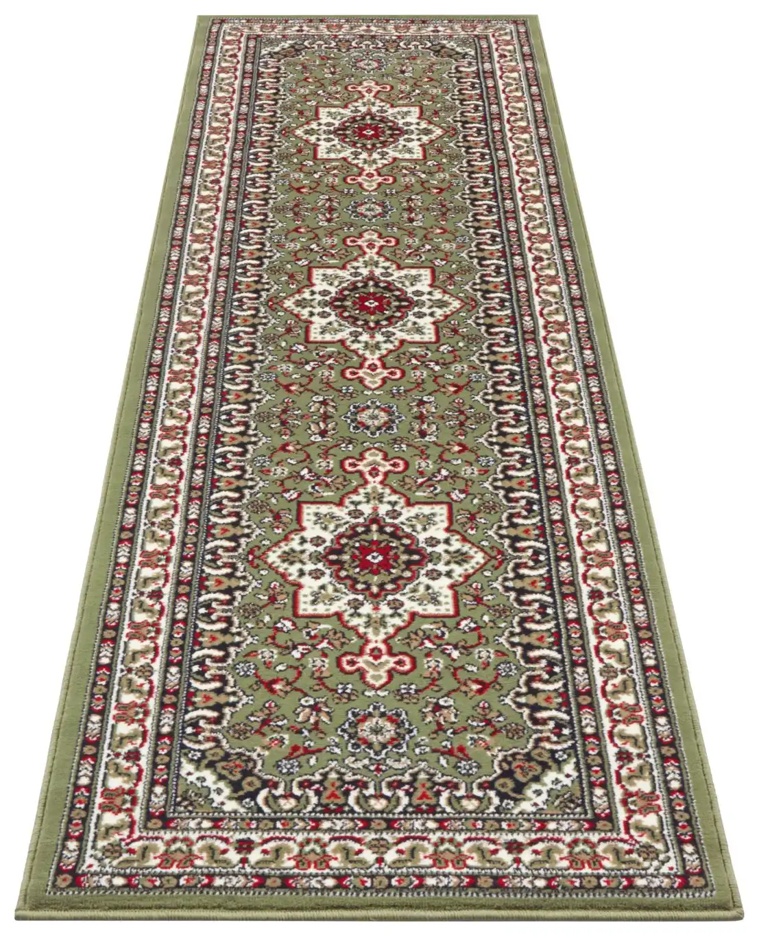 Mirkan 104104 Tabriz Green Rug - Image 6