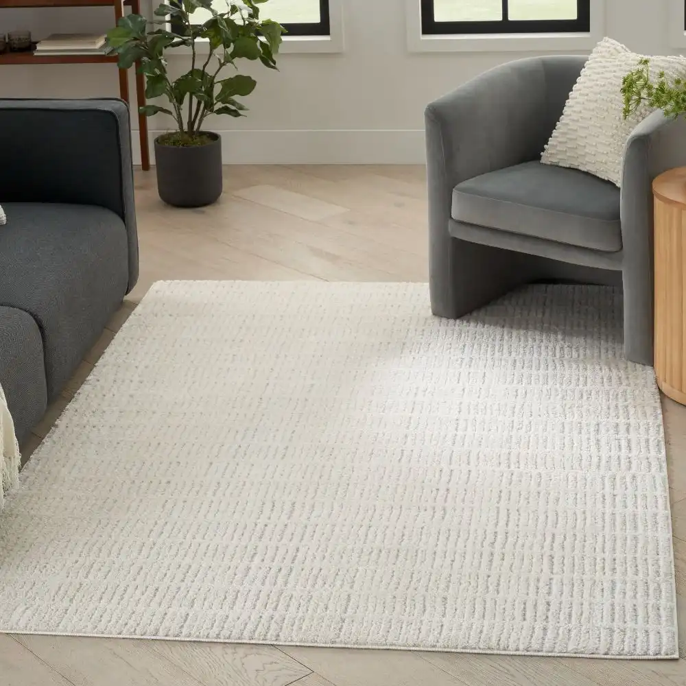 Modern Comfort MCN03 Ivory Grey Rug - Image 4