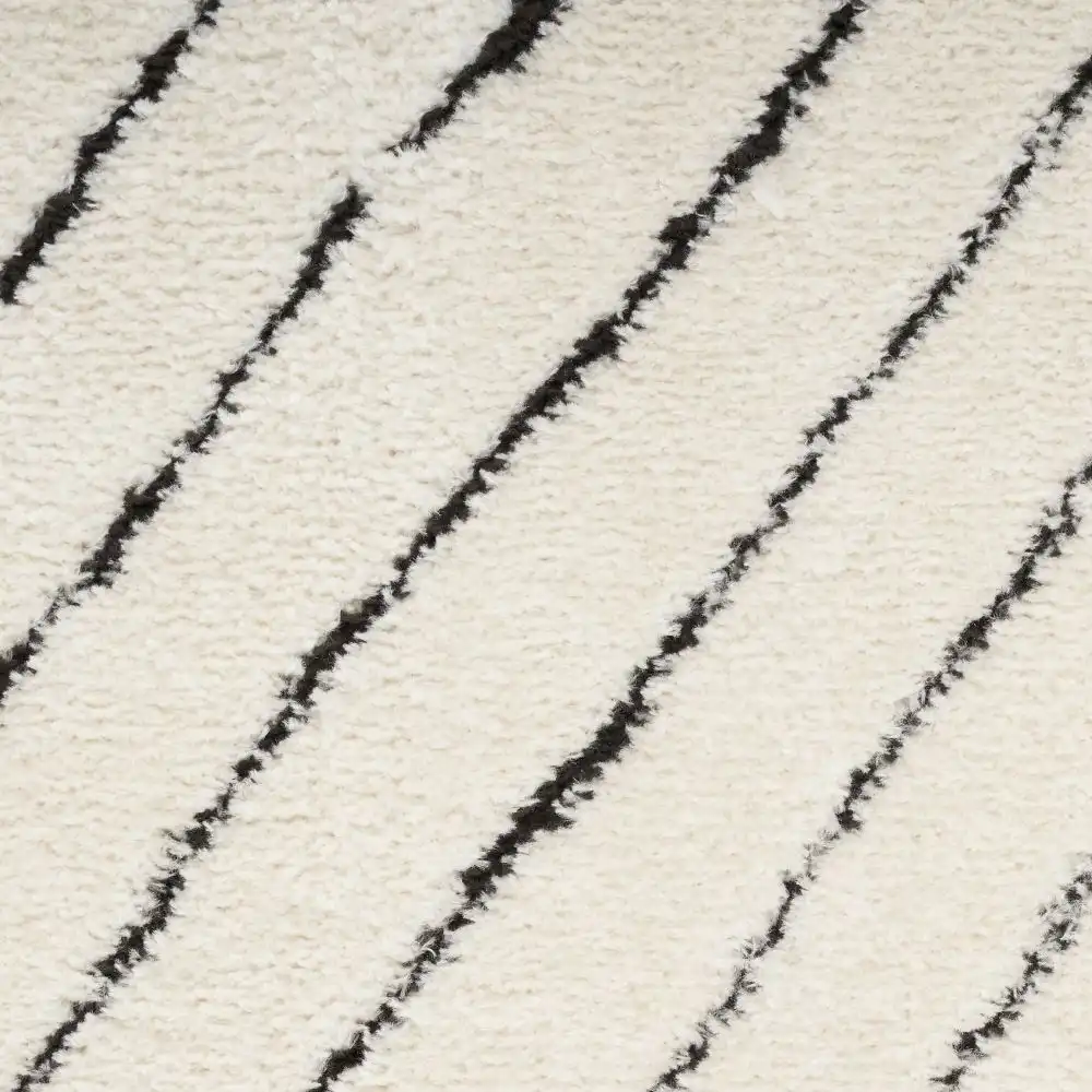 Modern Comfort MNC01 Ivory Black Rug - Image 6