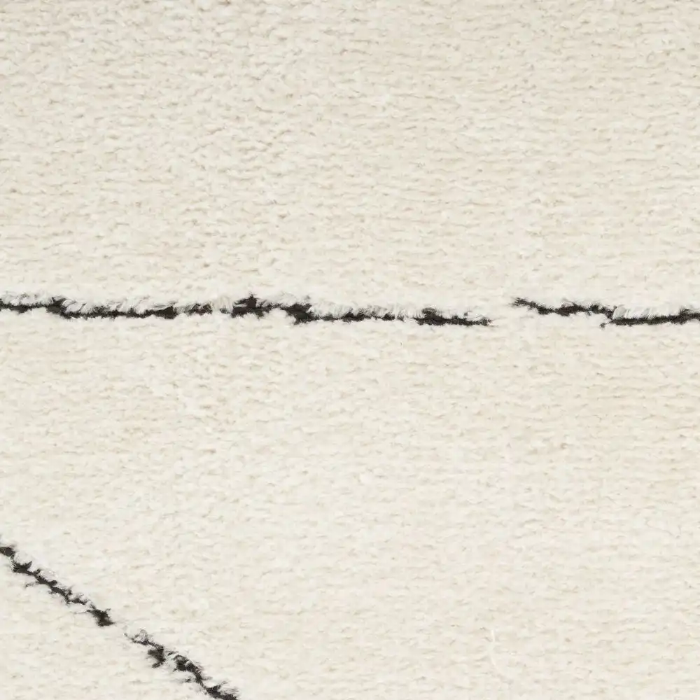 Modern Comfort MNC02 Ivory Black Rug - Image 3