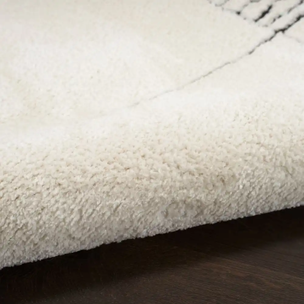 Modern Comfort MNC02 Ivory Black Rug - Image 4