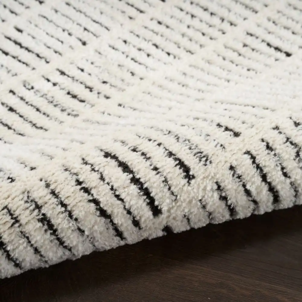 Modern Comfort MNC03 Ivory Black Rug - Image 6