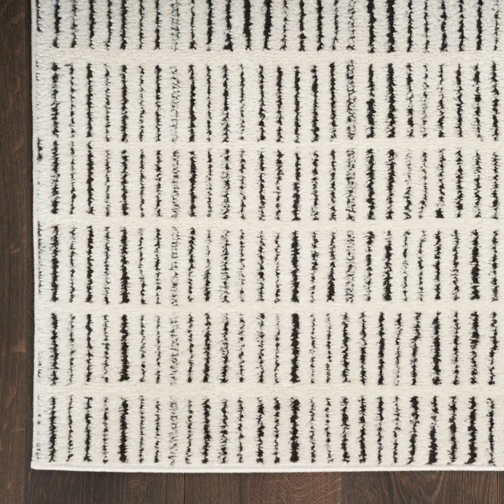 Modern Comfort MNC03 Ivory Black Rug - Image 8