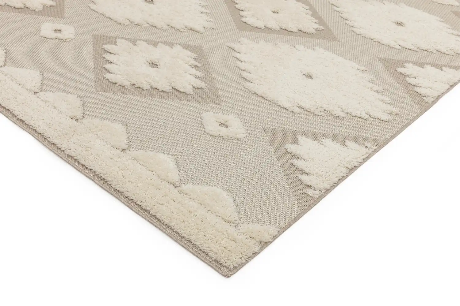 Monty MN02 Natural Cream Tribal Rug - Image 3