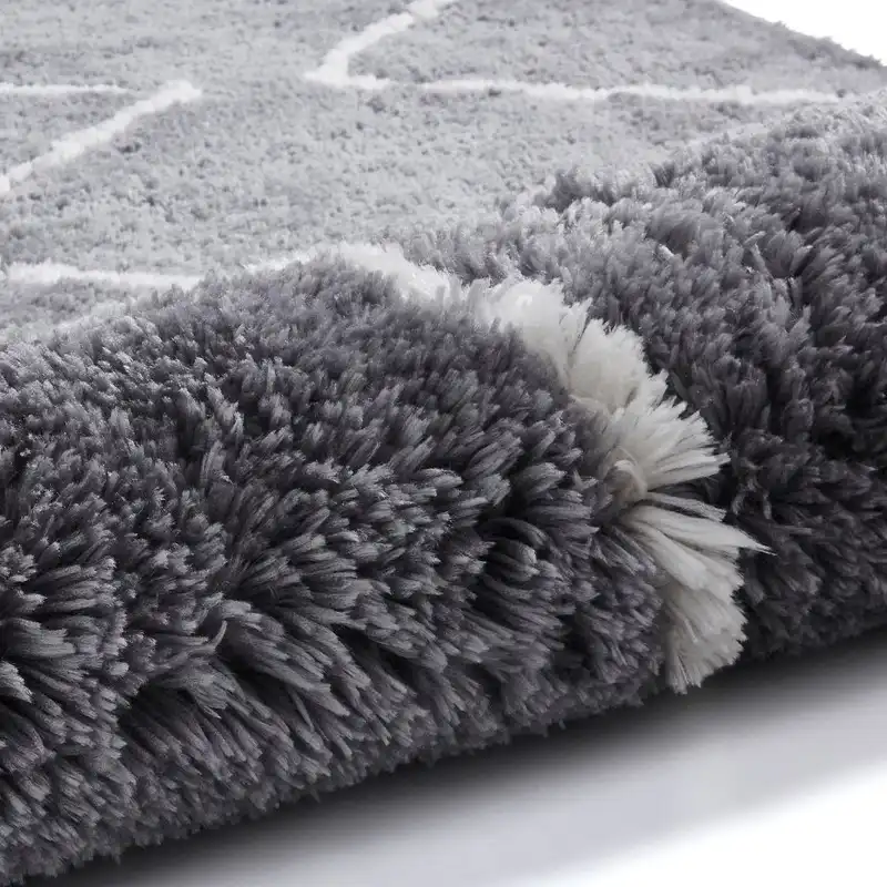 Morocco Think 3742 Grey Cream Rug - Image 4