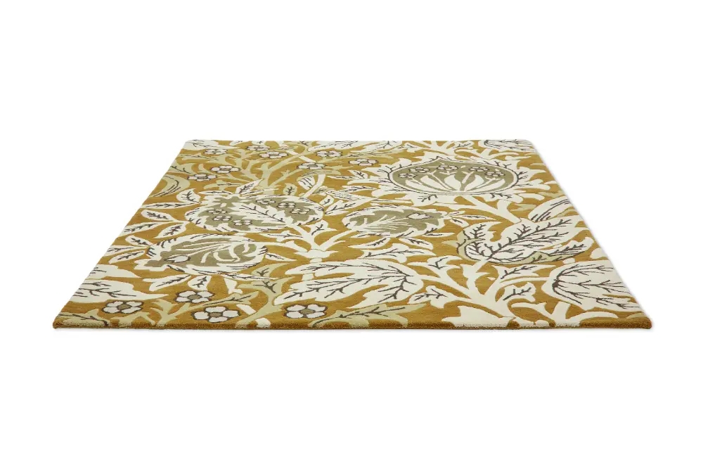 Morris & Co Elmcote Gold 127806 Rug - Image 5