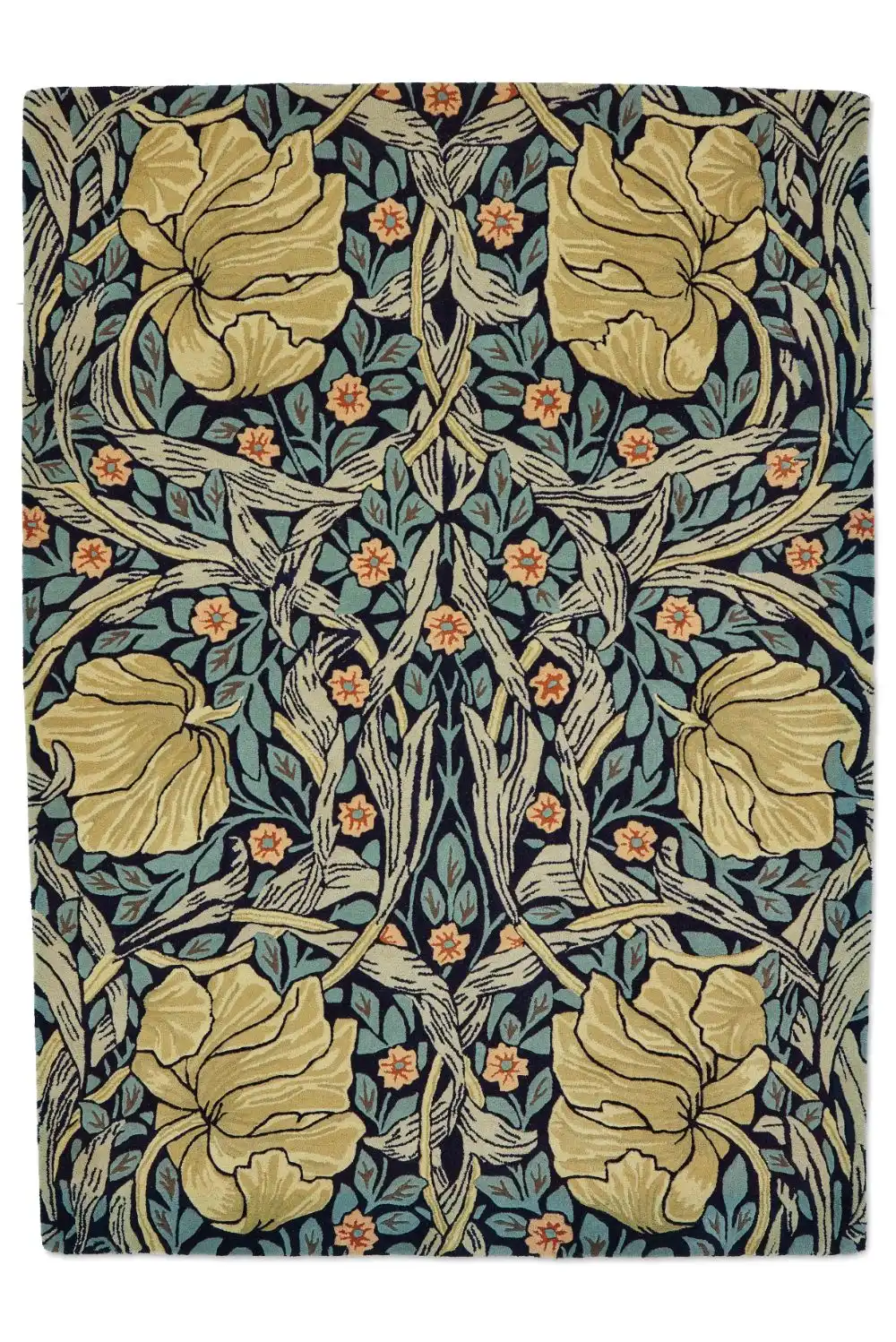 Morris & Co Pimpernel Indigo 028818 Rug - Image 4