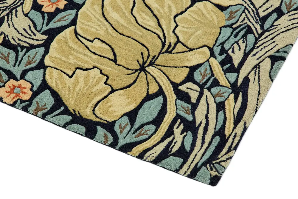 Morris & Co Pimpernel Indigo 028818 Rug - Image 5