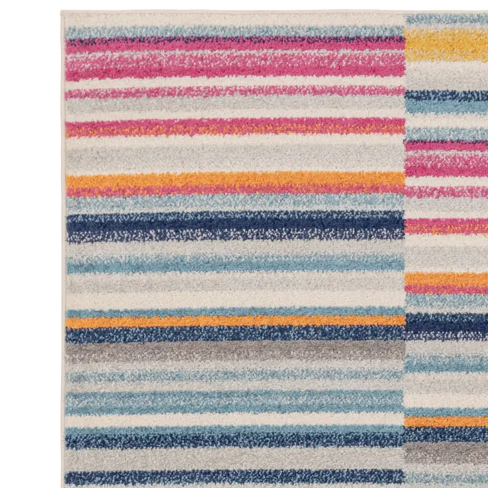 Muse MU06 Multi Stripe Rug - Image 6