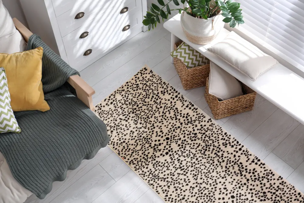 Muse MU11 Black Spotty Rug - Image 4