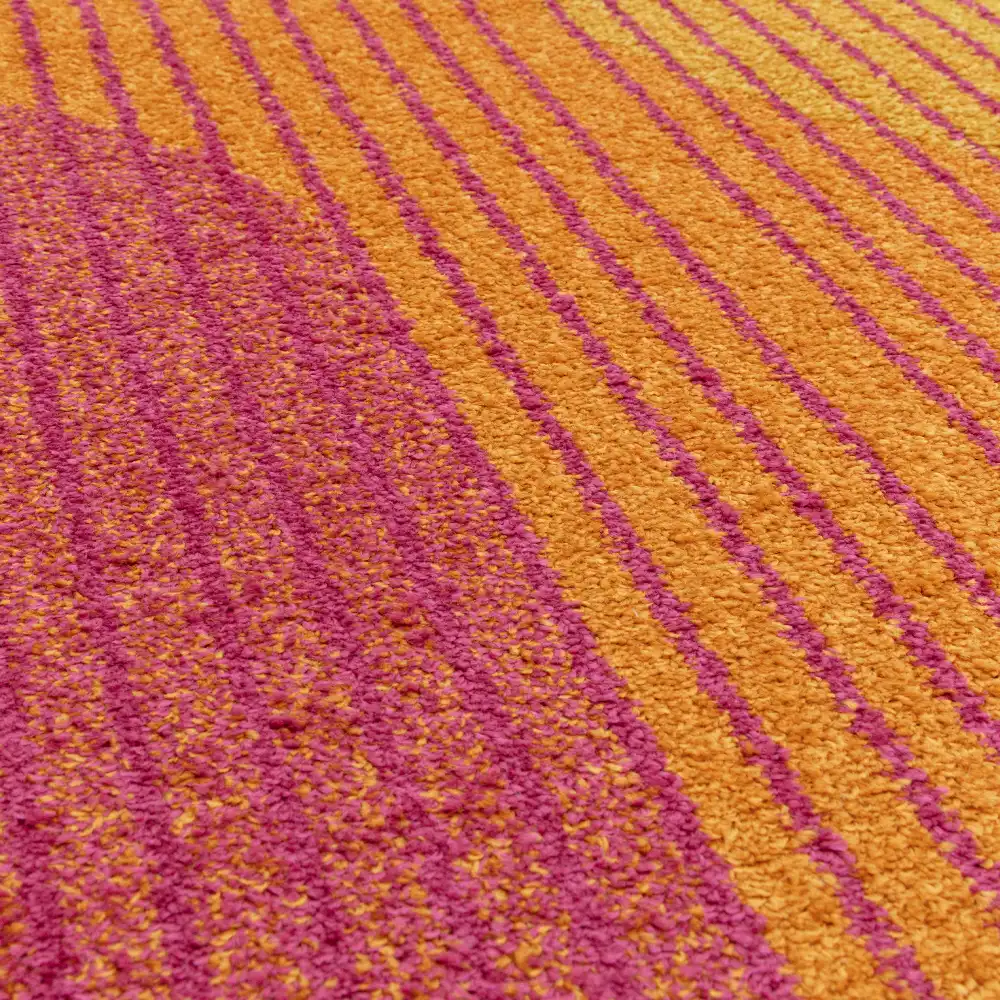 Muse MU13 Orange Retro Rug - Image 4