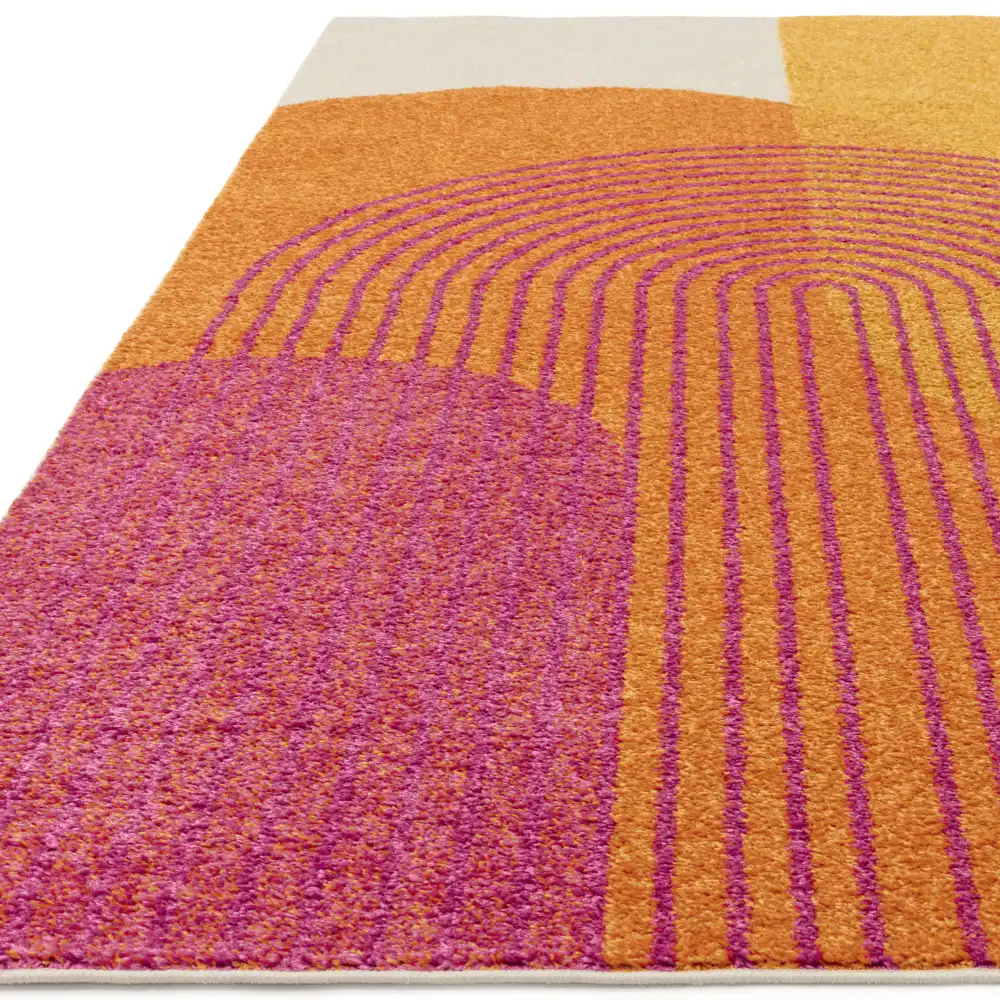 Muse MU13 Orange Retro Rug - Image 5