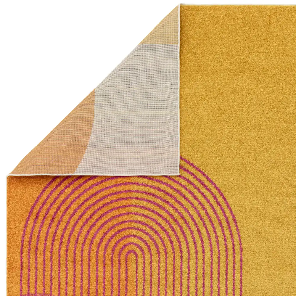 Muse MU13 Orange Retro Rug - Image 6