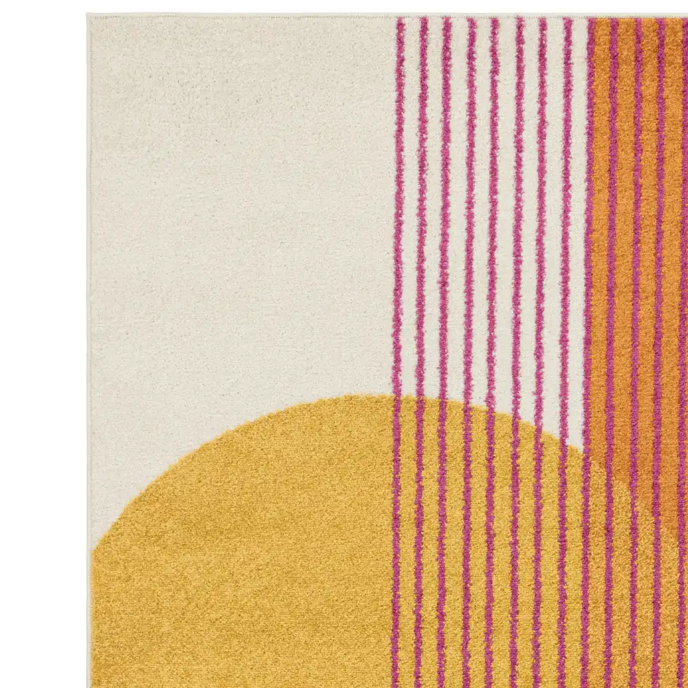 Muse MU13 Orange Retro Rug - Image 7