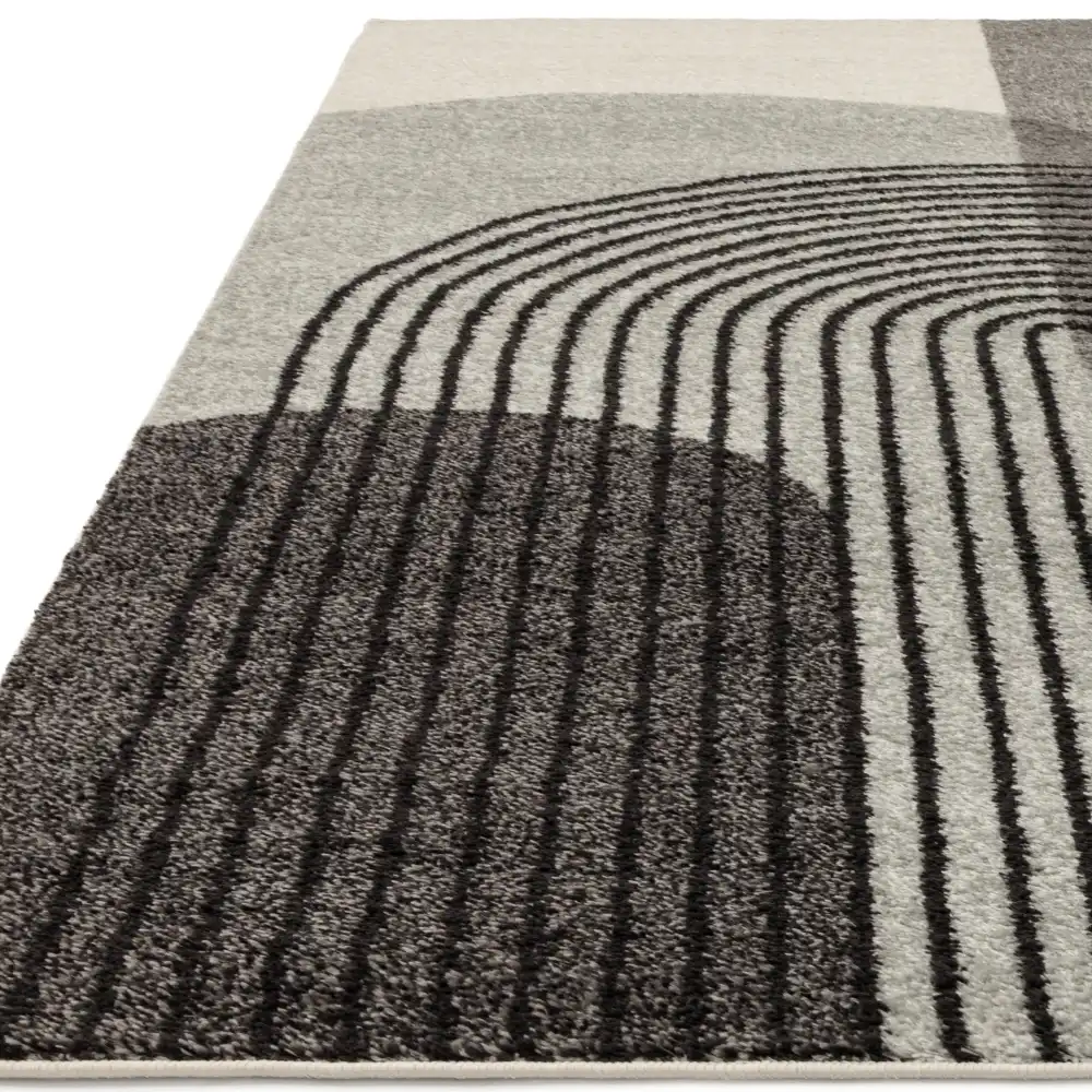 Muse MU14 Grey Retro Rug - Image 3