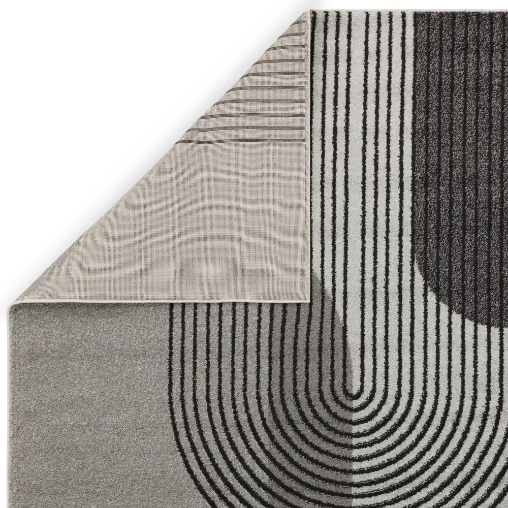 Muse MU14 Grey Retro Rug - Image 4