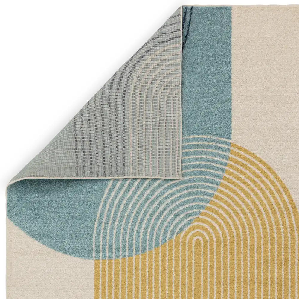 Muse MU15 Blue Retro Rug - Image 10