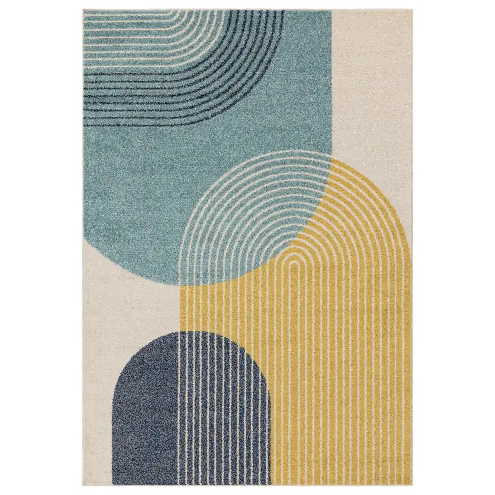Muse MU15 Blue Retro Rug - Image 7