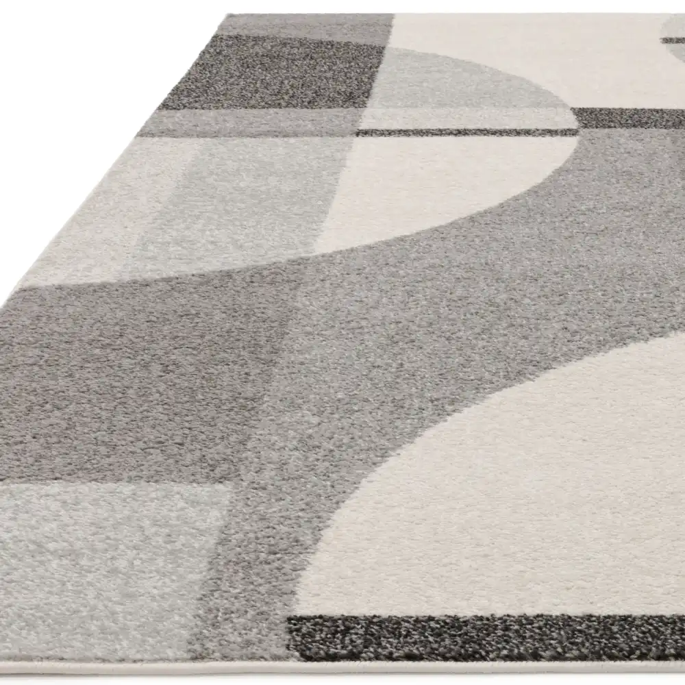Muse MU20 Grey Art Deco Rug - Image 2