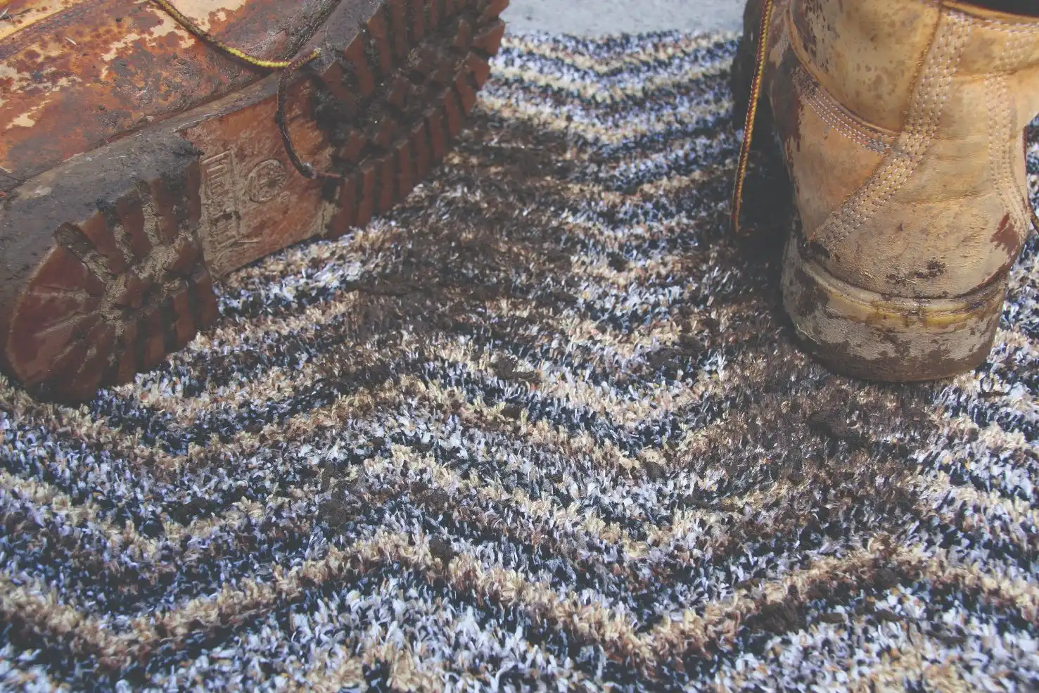 My Mat Cotton Candy Linen Zig Zag Rug - Image 4