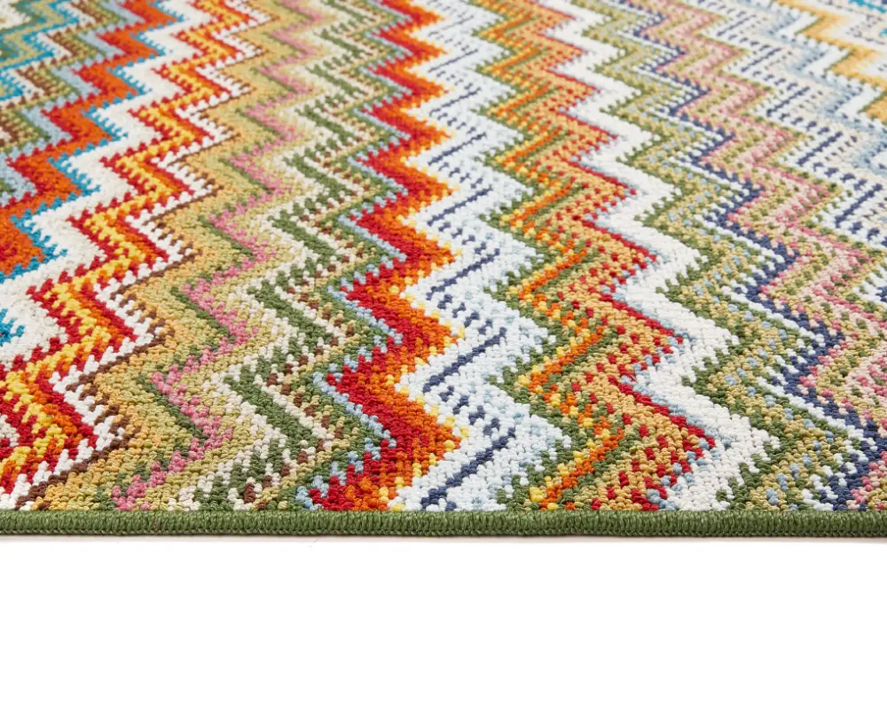 My Utility My Stain Resistant Candy Multi Green Zig Zag - Image 3