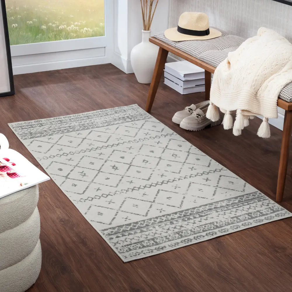 Mya Berber Global White Rug - Image 4