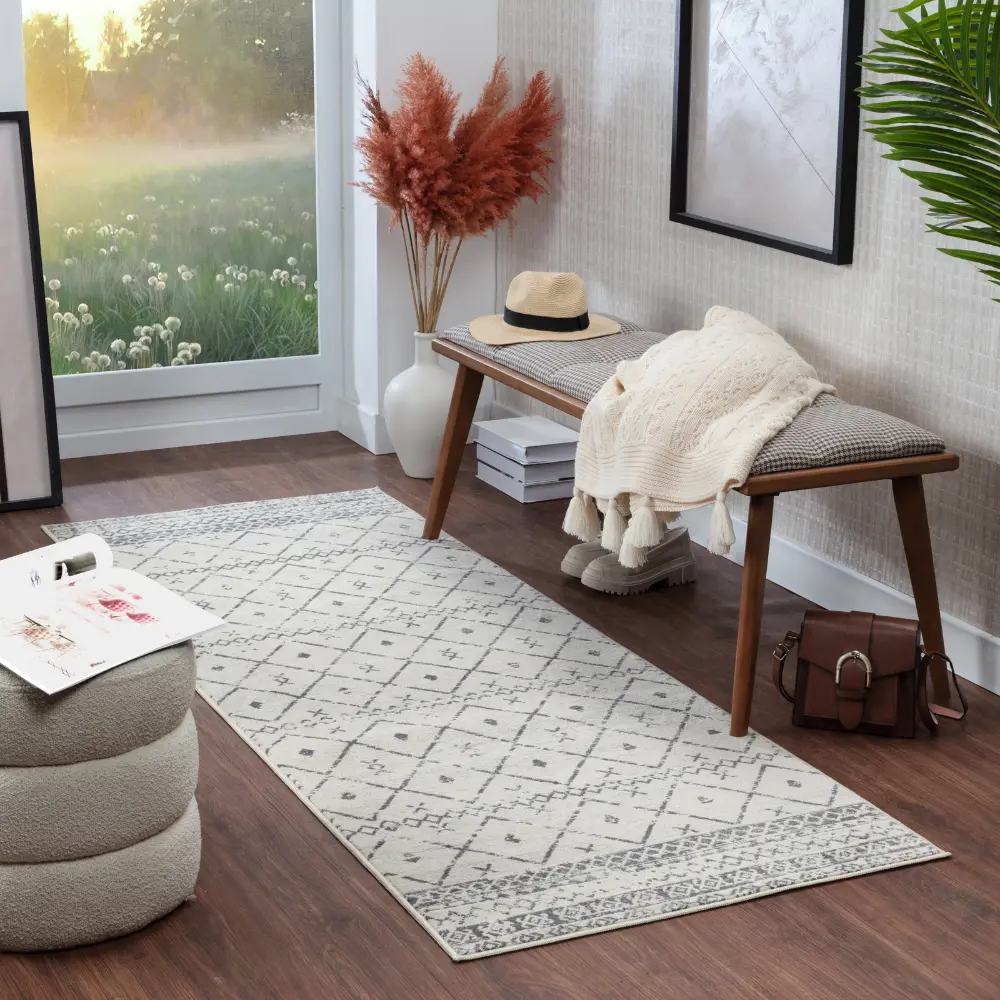 Mya Berber Global White Rug - Image 7
