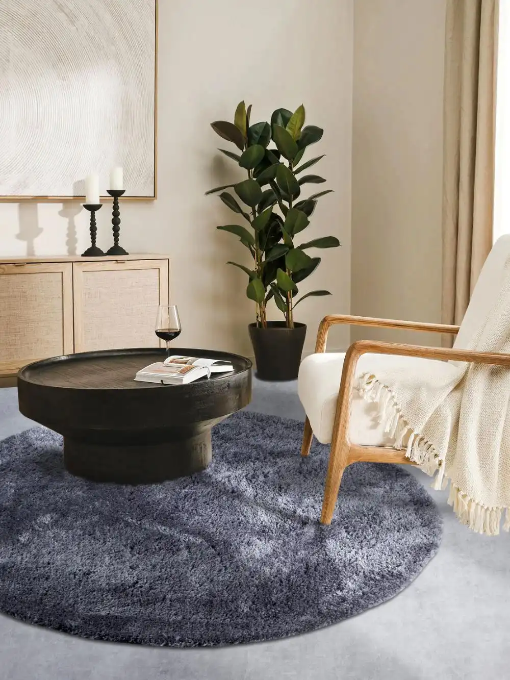 Myk 106114 Dark Grey Rug - Image 4