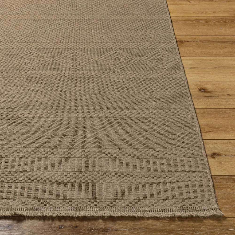 Mythri Cottage Tan Machine Washable Jute Rug - Image 3