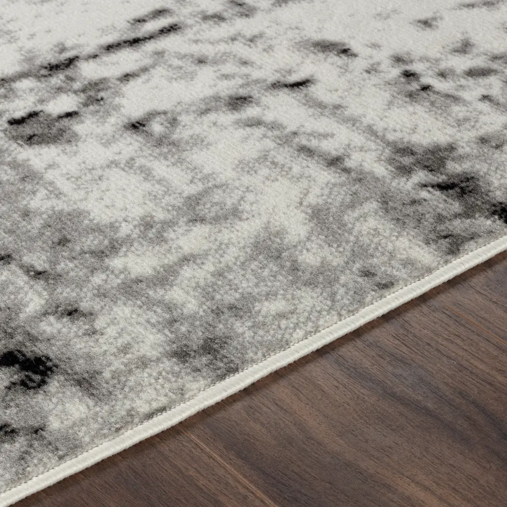 Natalia Abstract Modern Marble Light Grey Rug - Image 7