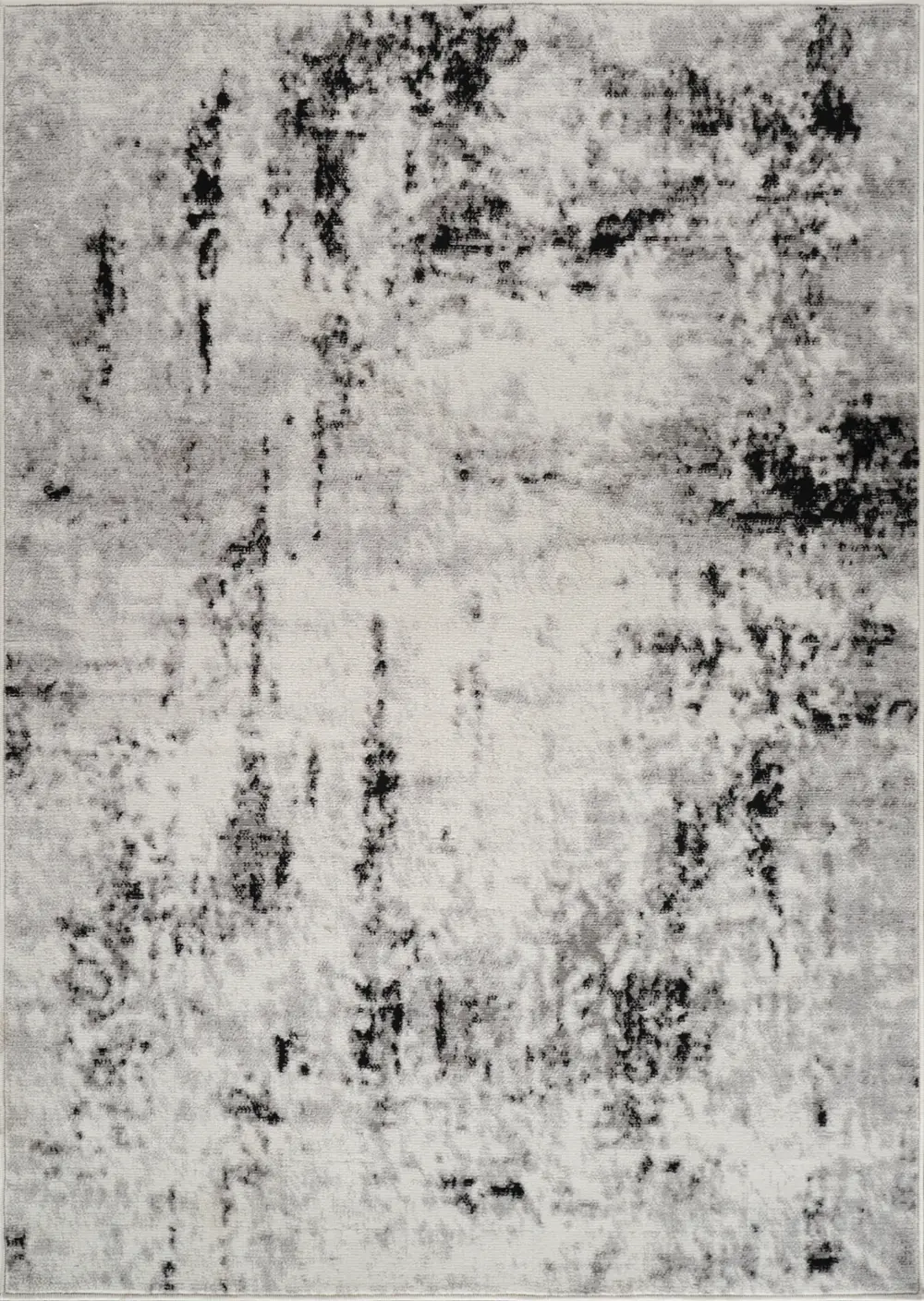 Natalia Abstract Modern Marble Light Grey Rug - Image 8