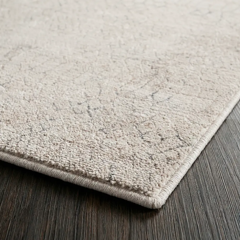 Nathan Modern Grey Beige Brown Graphic Fringe Living Dining Bedroom Rug NTH2300 - Image 7