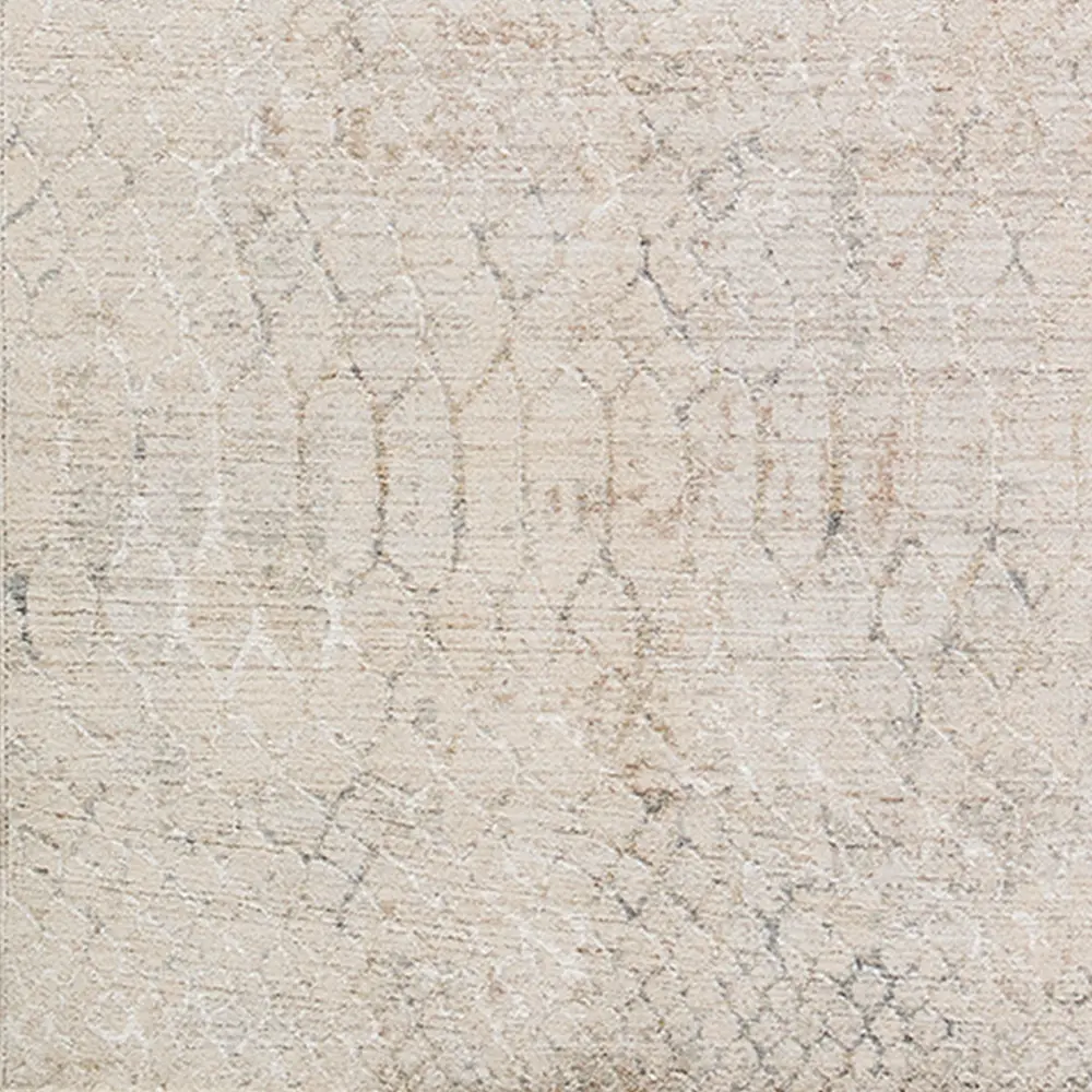 Nathan Modern Grey Beige Brown Graphic Fringe Living Dining Bedroom Rug NTH2301 - Image 3